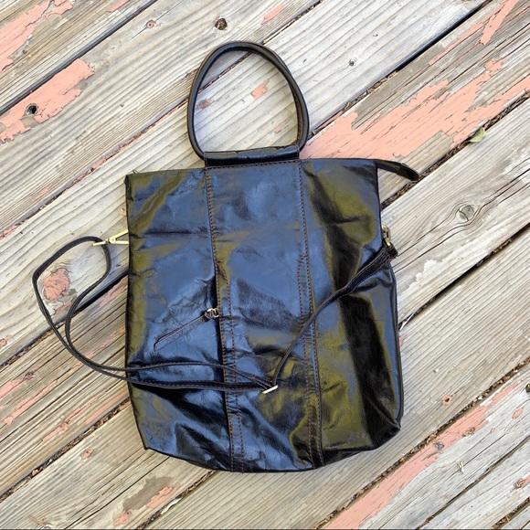 HOBO Handbags - Hobo the original brown leather tote crossbody bag